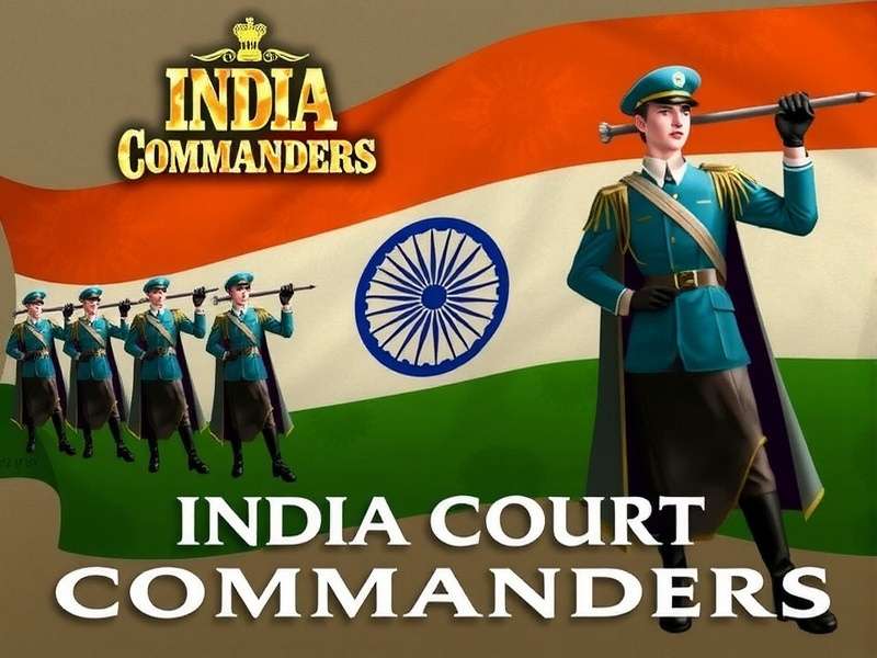 India Court Commanders Epic Battle Scene India Court Commanders Game Banner